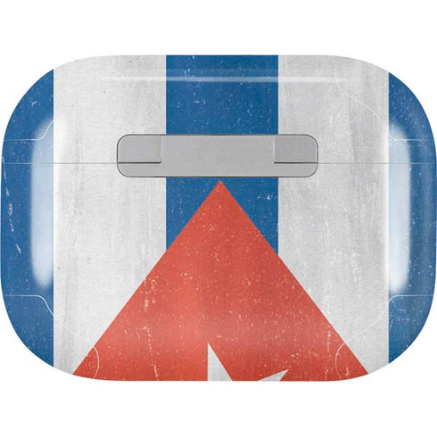 Cuban Flag Distressed AirPods Skins